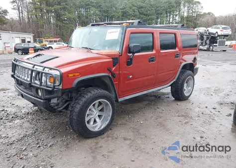 2003 Hummer H2 from USA, damaged, VIN 5GRGN23U03H100758